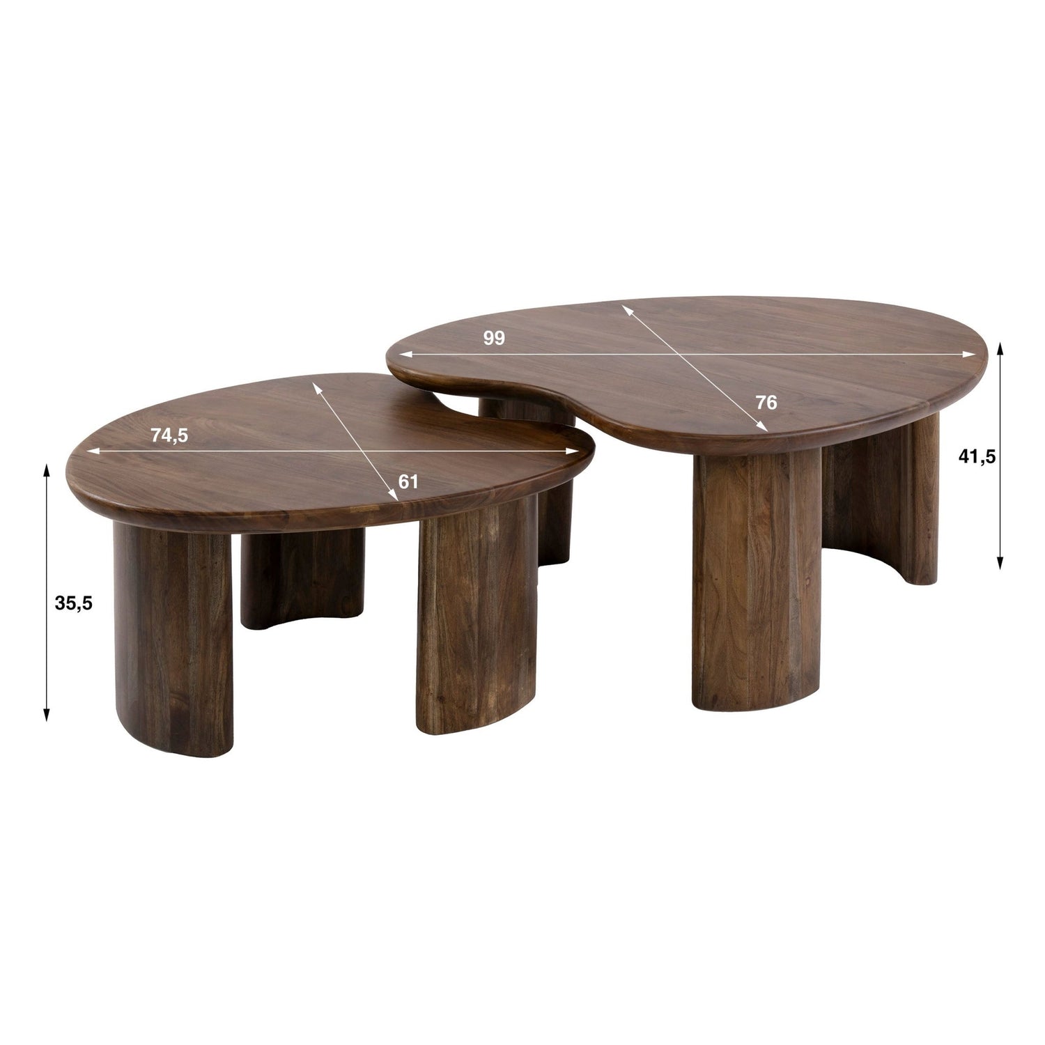 Salontafel Central set/2