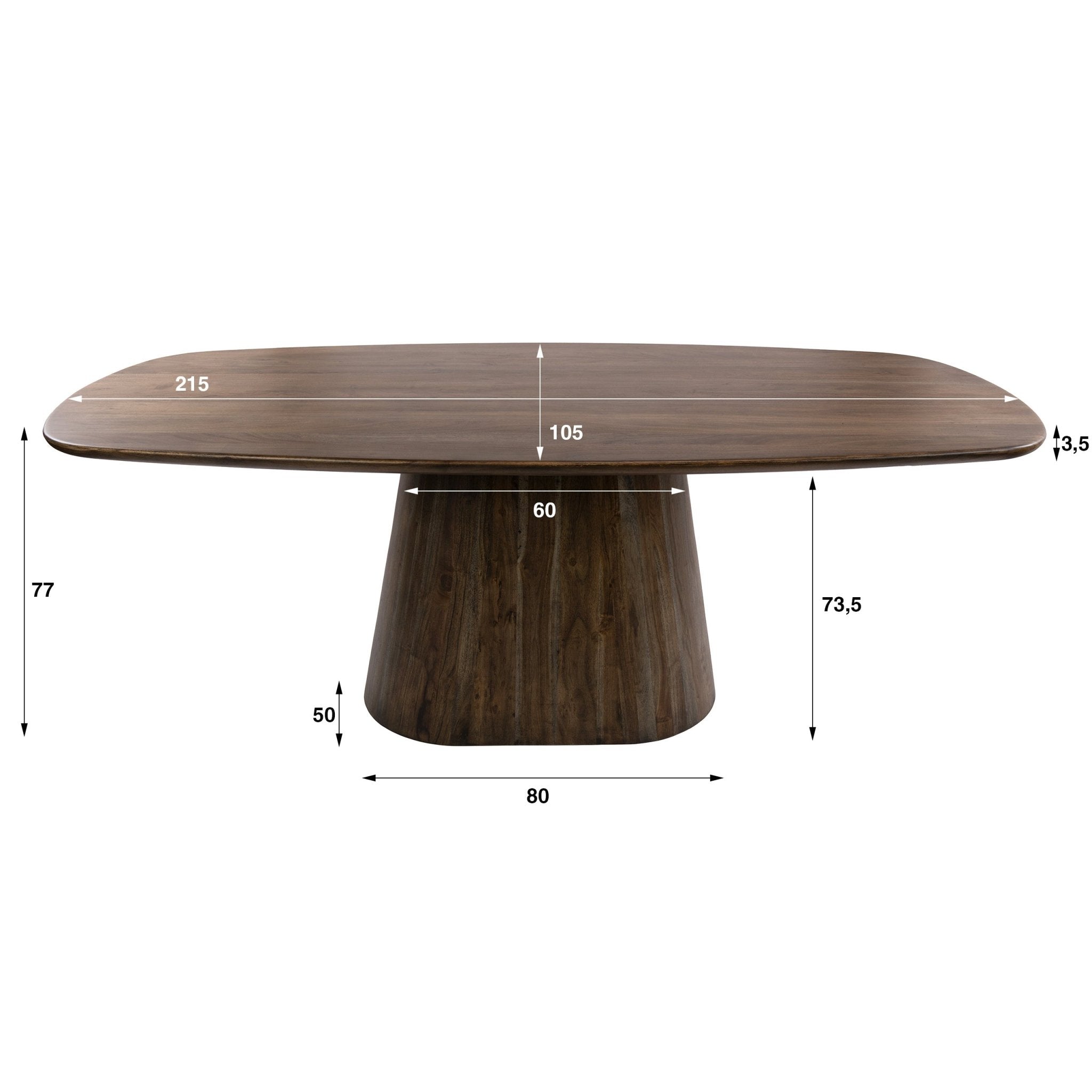 Eettafel Central 215