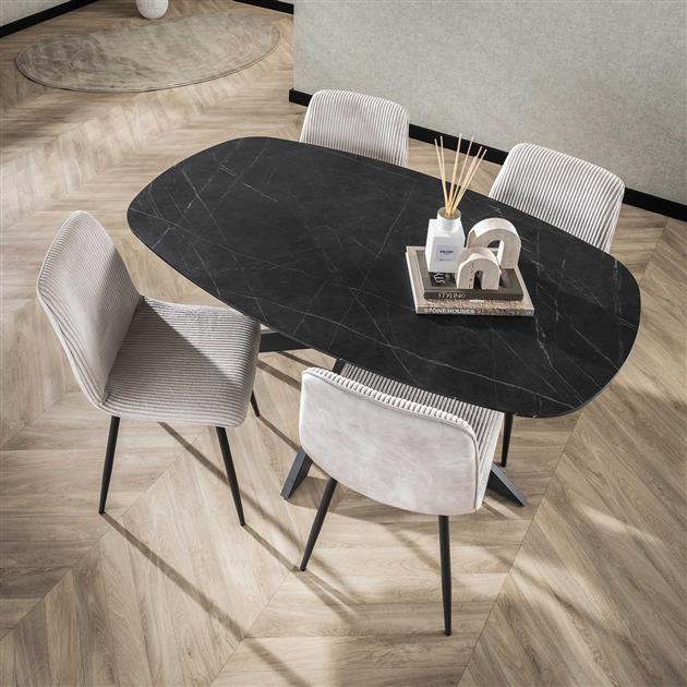 Eettafel Onyx Cross 150