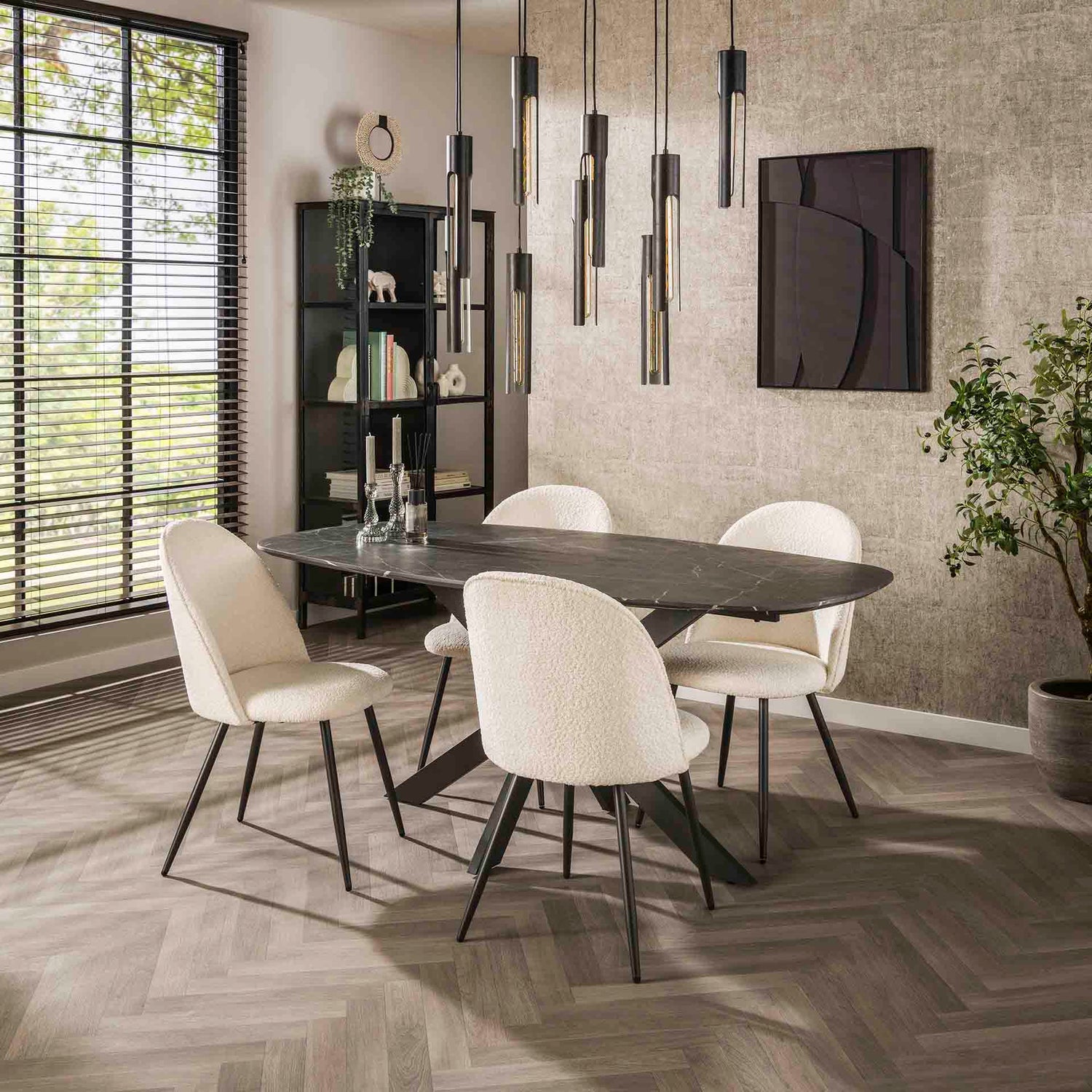 Eettafel Ovaal Felix 180cm - Industrieelinhuis.nl