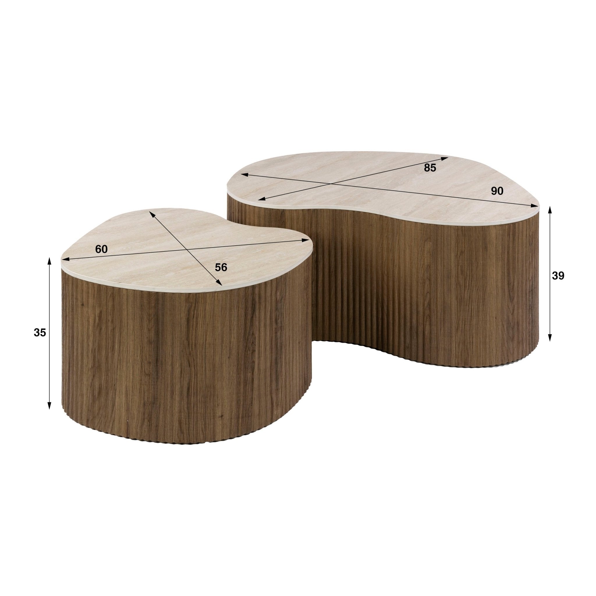 Salontafel Ceramo medio set/2