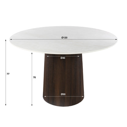 Eettafel Ceramo Centro Ø120