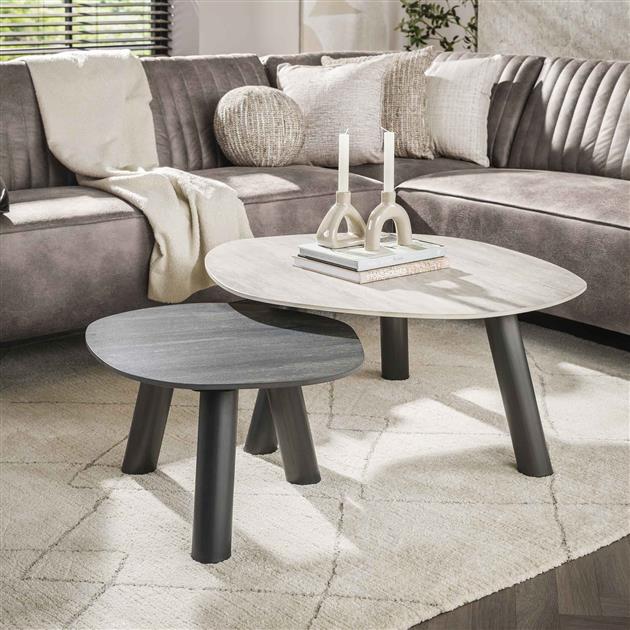 Salontafel Twin log set/2