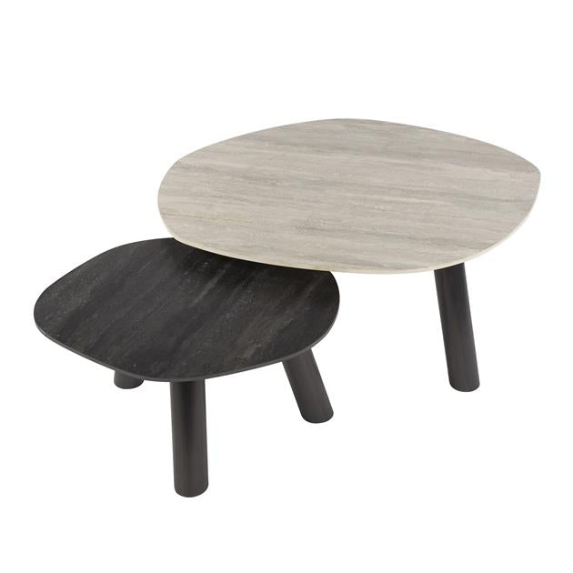Salontafel Twin log set/2