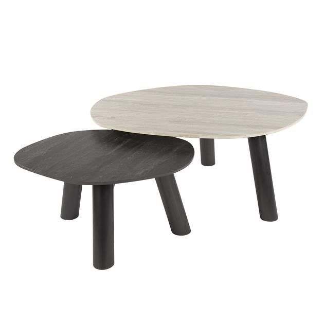 Salontafel Twin log set/2