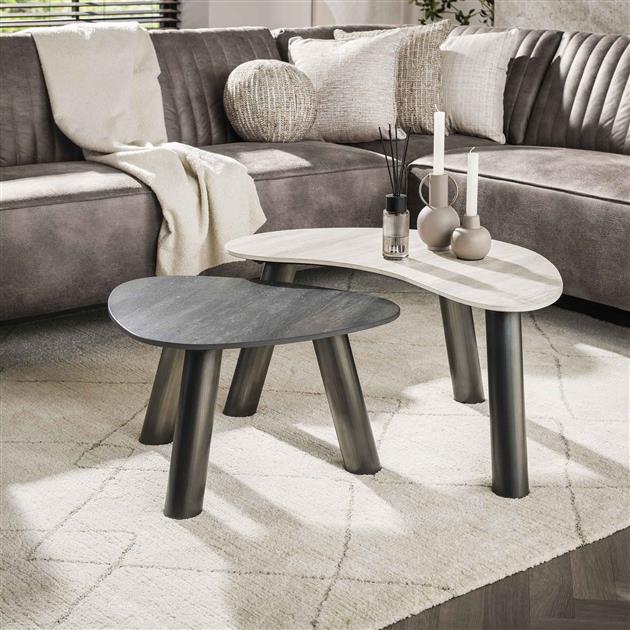 Salontafel Twin organisch set/2