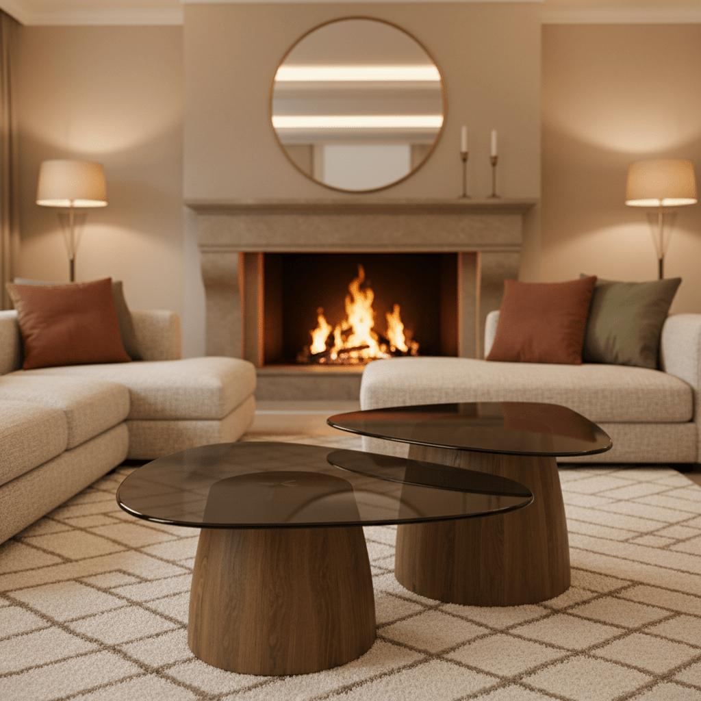 Salontafelset Tinto driehoekig