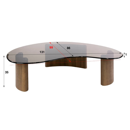 Salontafel Tinto organisch 130