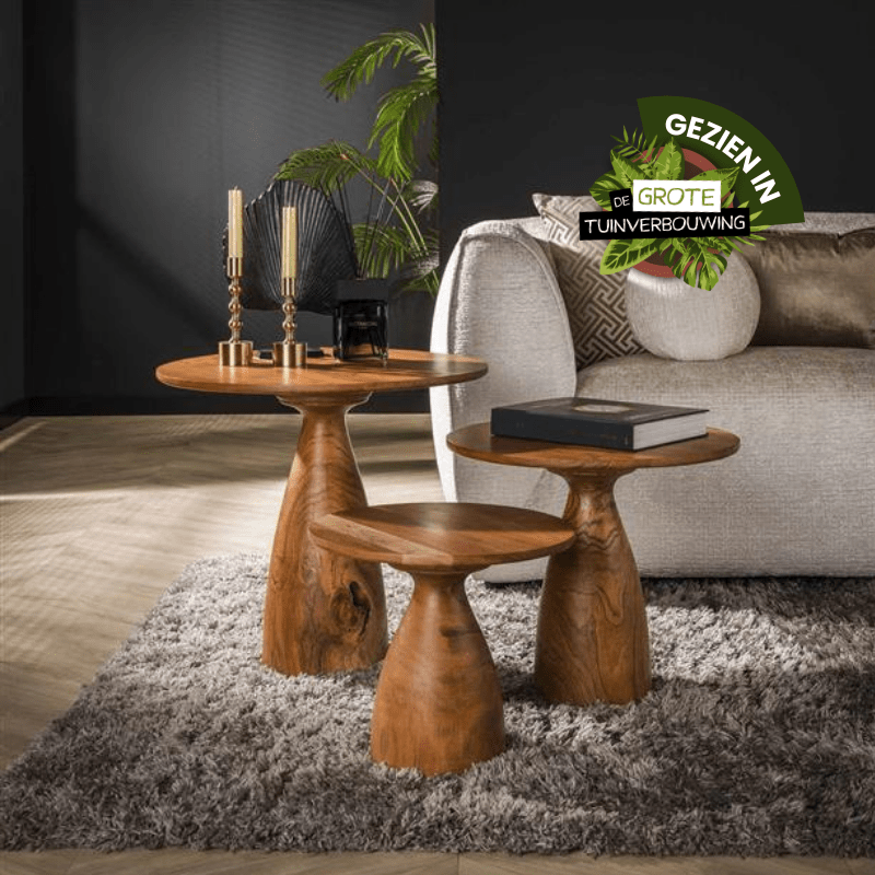 Couchtisch -Set von 3 Kegel
