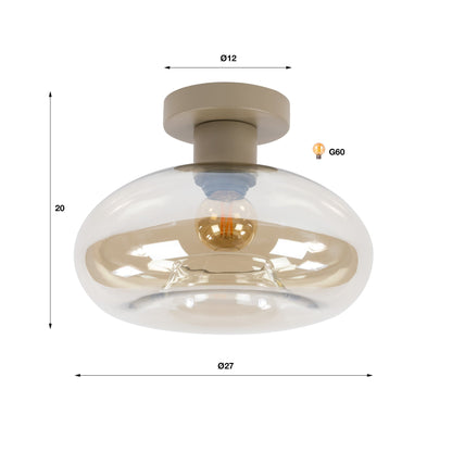 Plafondlamp Soll 1L