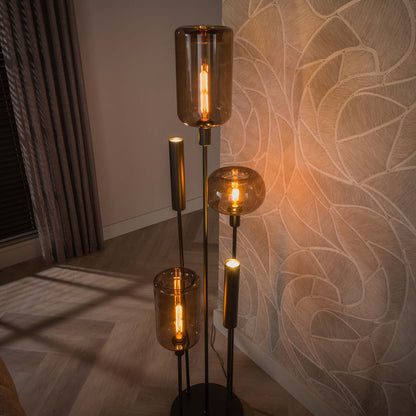Vloerlamp Serene L Donkerbruin