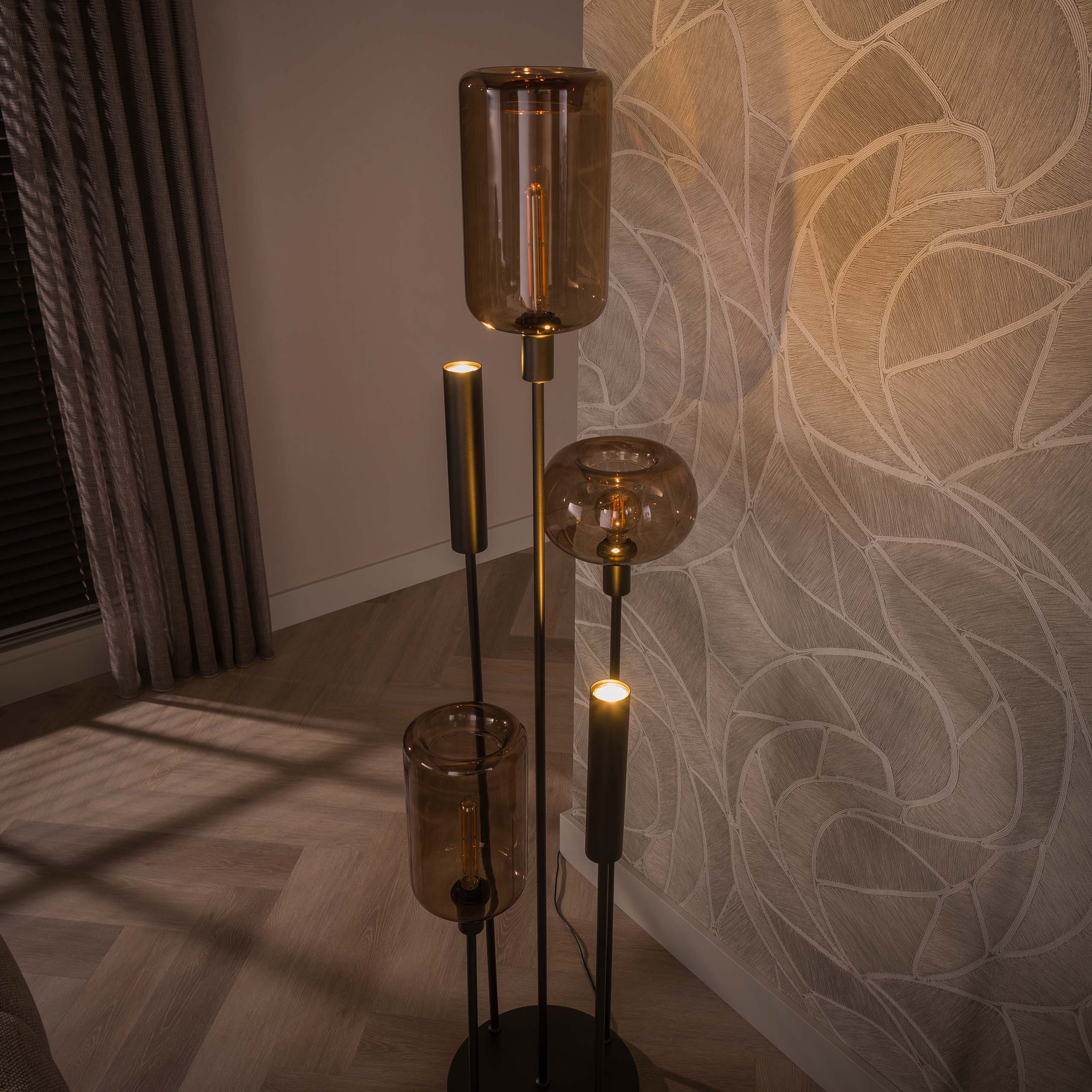 Vloerlamp Serene L Donkerbruin