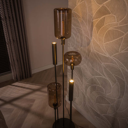 Vloerlamp Serene L Donkerbruin