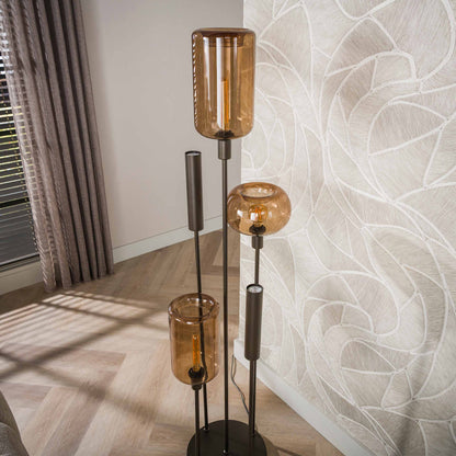 Vloerlamp Serene L Donkerbruin