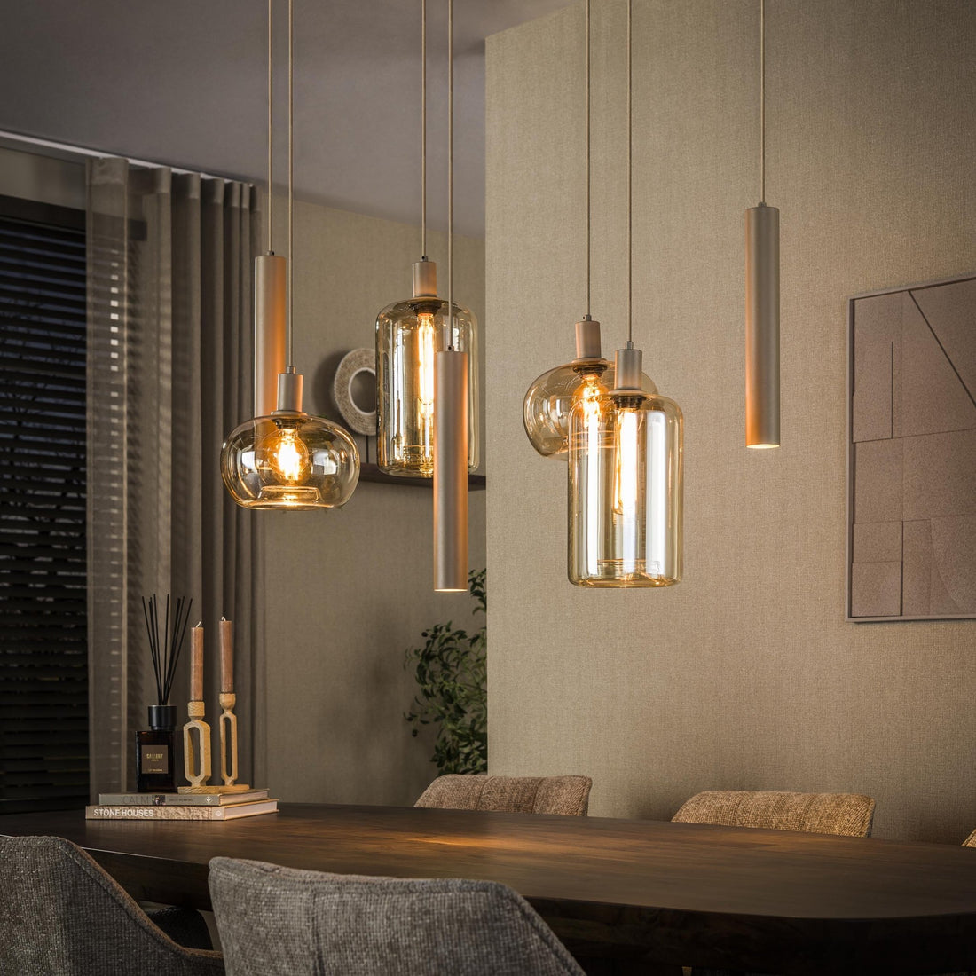 Hanglamp Serene 4+3L
