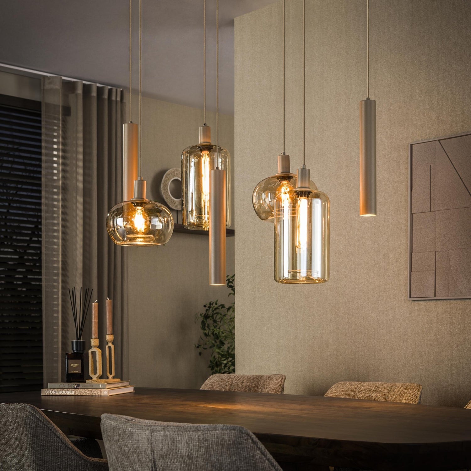 Hanglamp Serene 4+3L