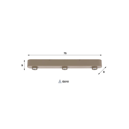 Plafondlamp Bar 3L