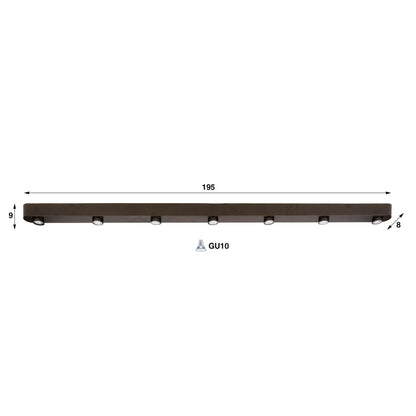 Plafondlamp Bar 7L