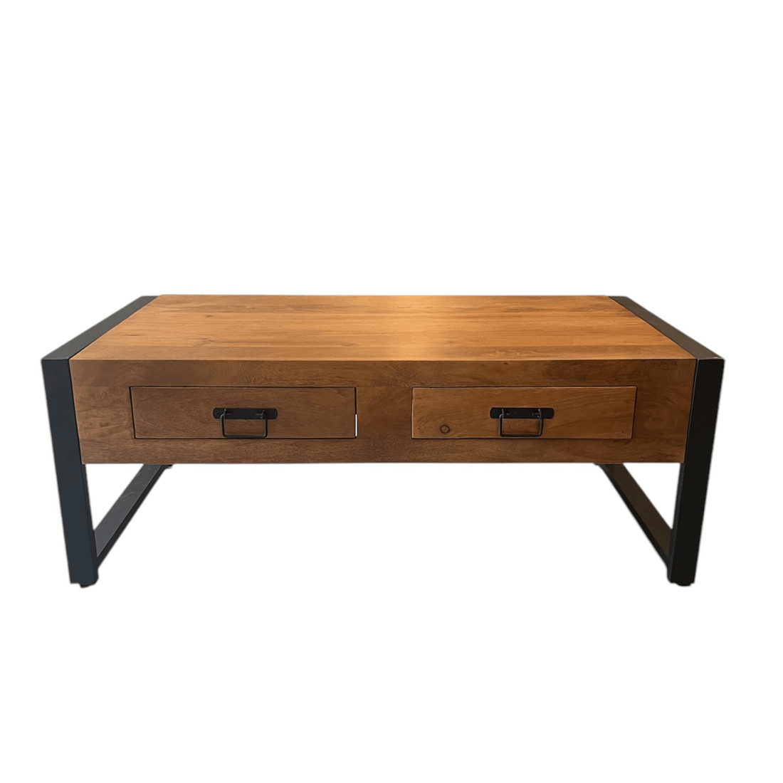 Salontafel Boaz met 2 lades | 120 cm | FINISH WARM | 30 % - Industrieelinhuis.nl