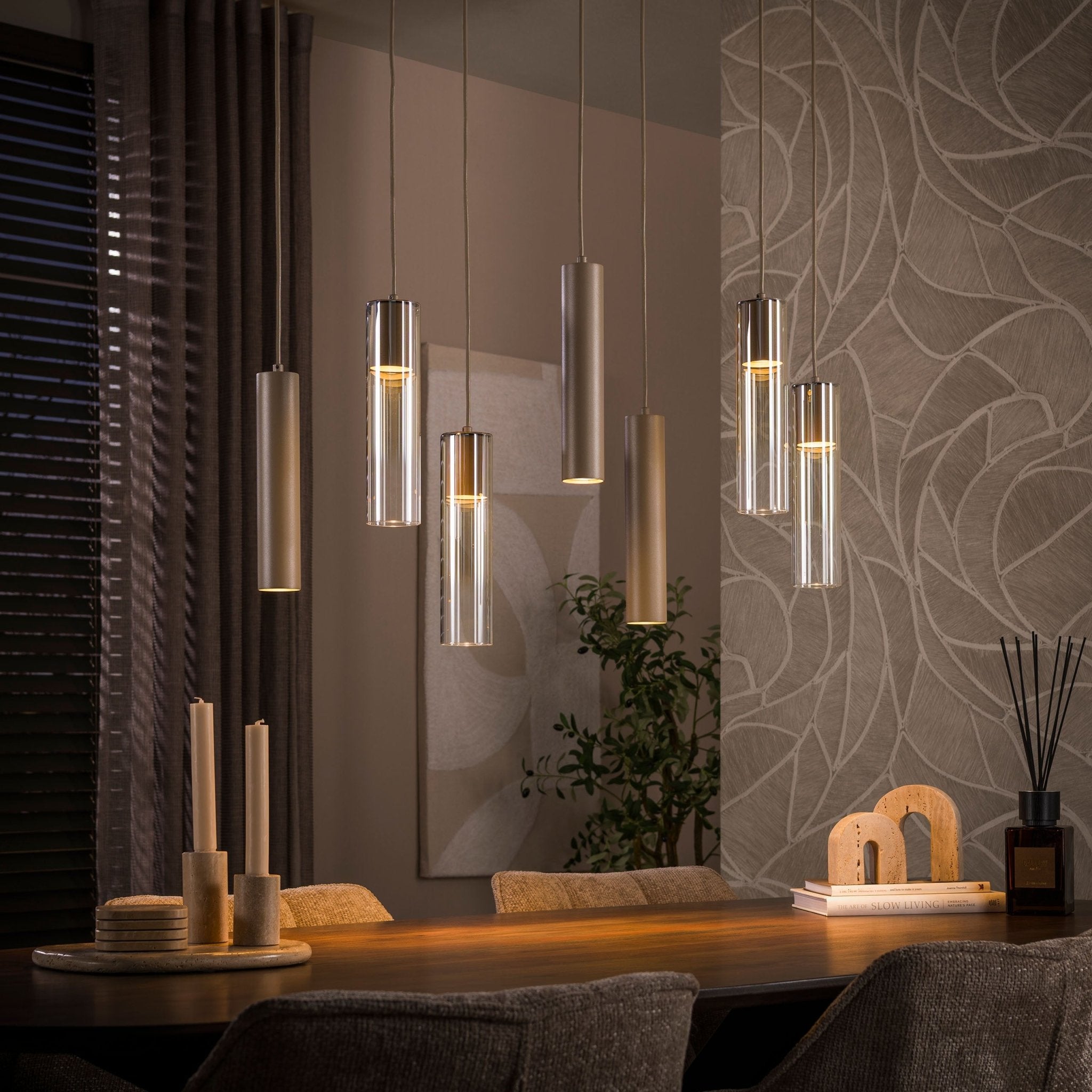 Hanglamp Lungo 4+3L