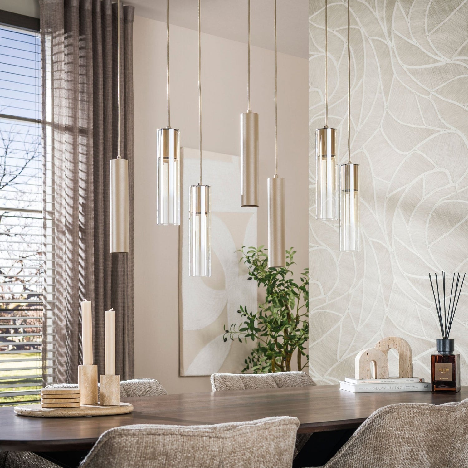 Hanglamp Lungo 4+3L