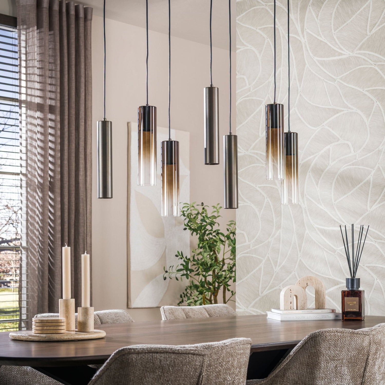 Hanglamp Lungo 4+3L
