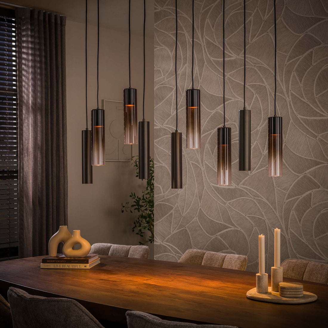 Hanglamp Lungo 5+4L