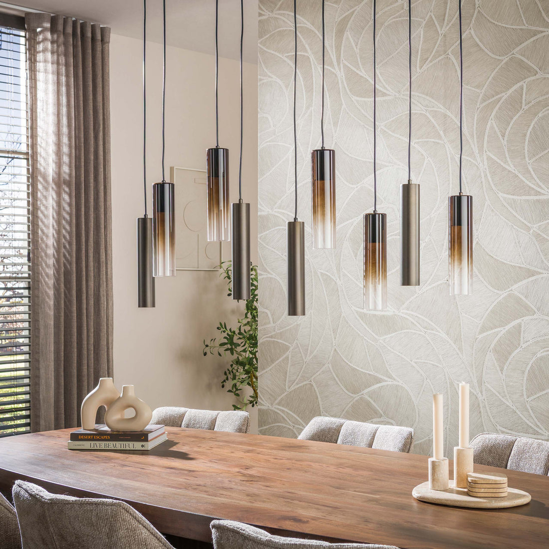 Hanglamp Lungo 5+4L