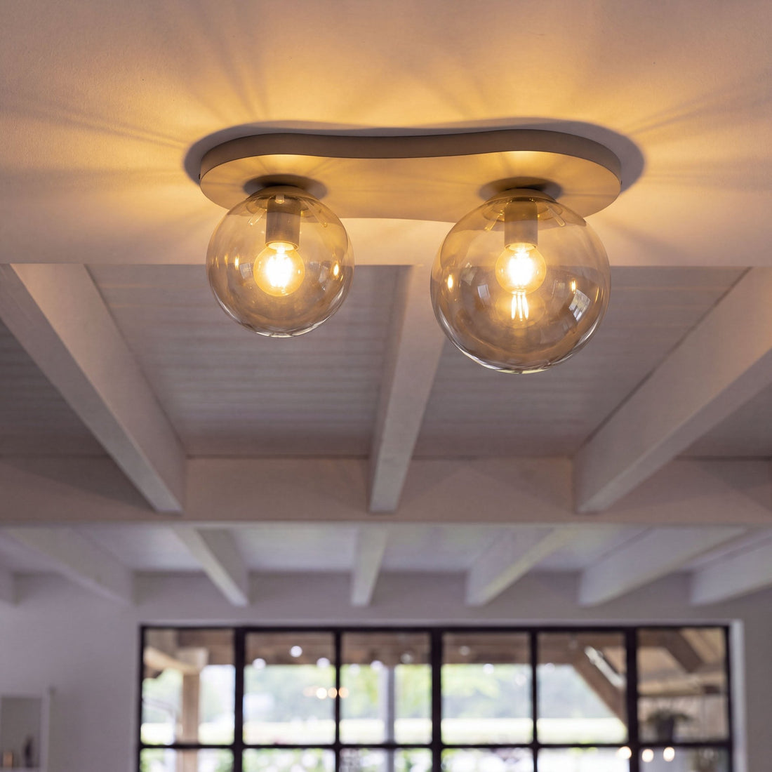Plafondlamp Bubbel Beige