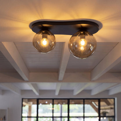 Plafondlamp Bubbel Bruin