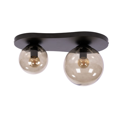 Plafondlamp Bubbel Bruin