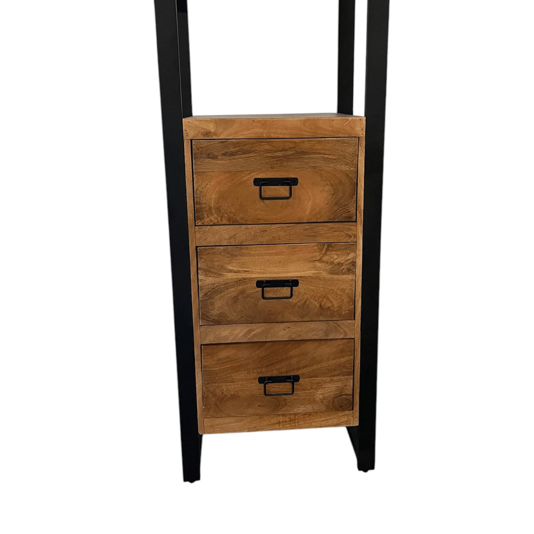 Boekenkast Boaz met 3 lades | 55 cm | FINISH WARM | 30% - Industrieelinhuis.nl