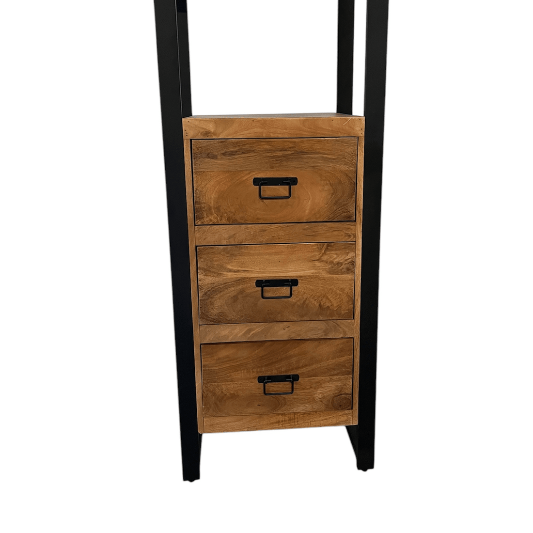 Boekenkast Boaz met 3 lades | 55 cm | FINISH WARM | 30% - Industrieelinhuis.nl