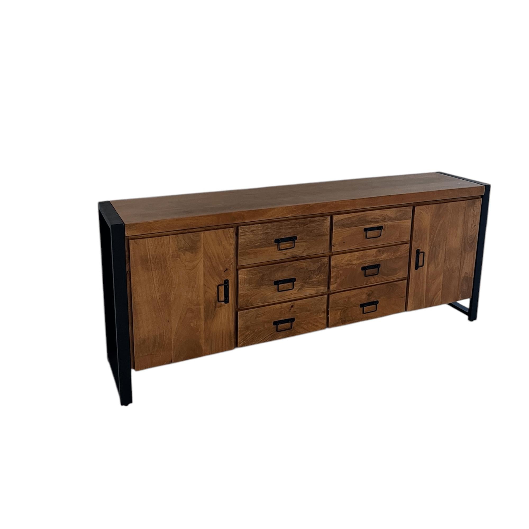 Dressoir Boaz | 200 cm | FINISH WARM | 30% - Industrieelinhuis.nl