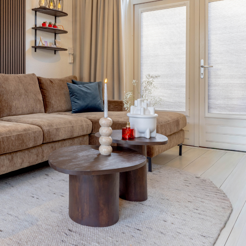 Salontafel Mirre | Brown | Set van 2 - Industrieelinhuis.nl