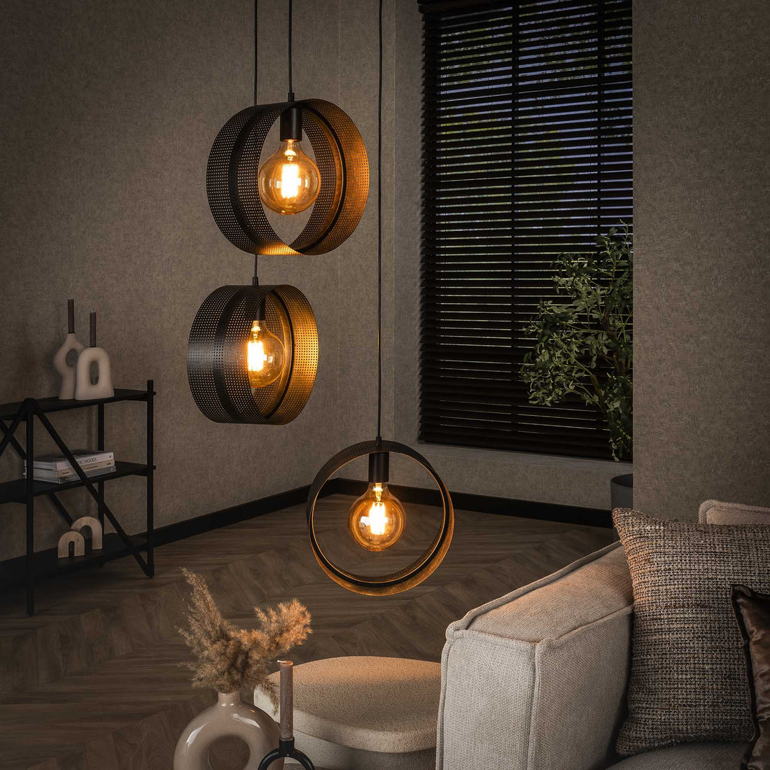 Hanglamp Ring 3L - Industrieelinhuis.nl