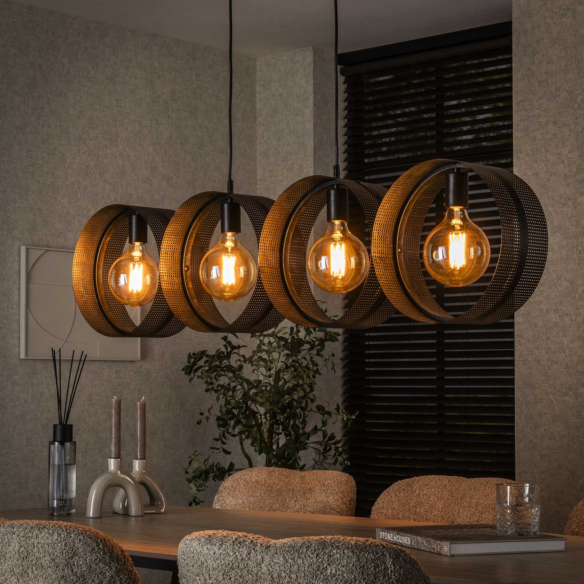 Hanglamp Ring 4L - Industrieelinhuis.nl