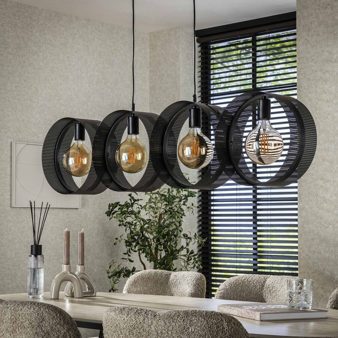 Hanglamp Ring 4L - Industrieelinhuis.nl