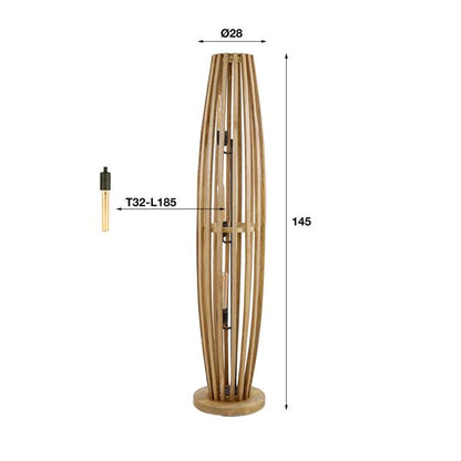 Vloerlamp Orbit L 3L