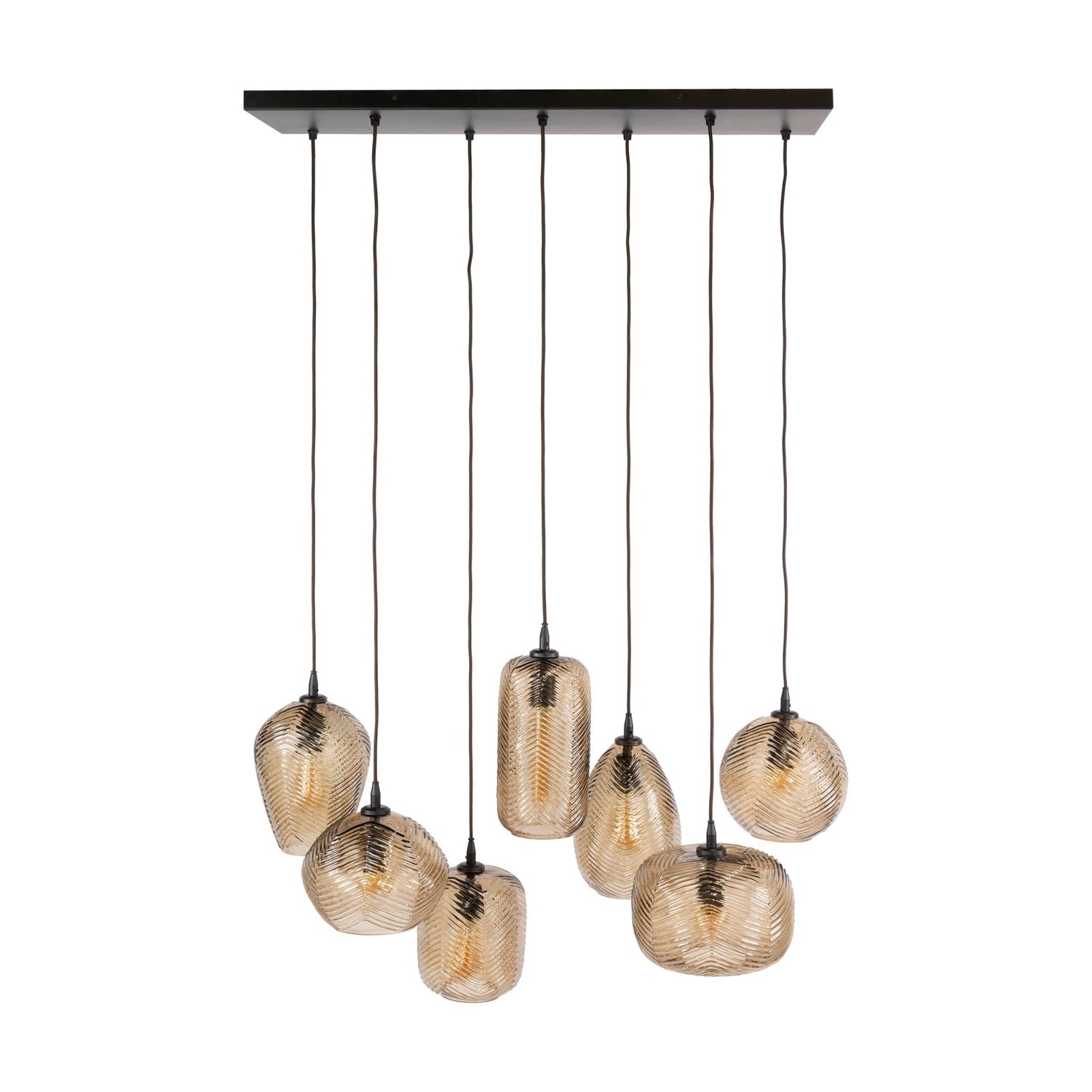 Hanglamp Chevron 4+3L