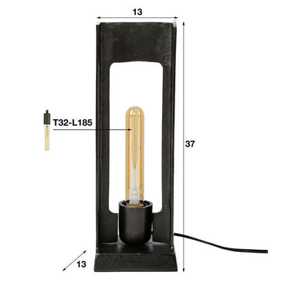 Tafellamp industrieel Han Zwart 1 lichtpunt - Industrieelinhuis.nl