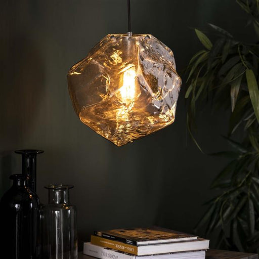 Hanglamp Steenglas Getrapt 1 lichtpunten - Industrieelinhuis.nl