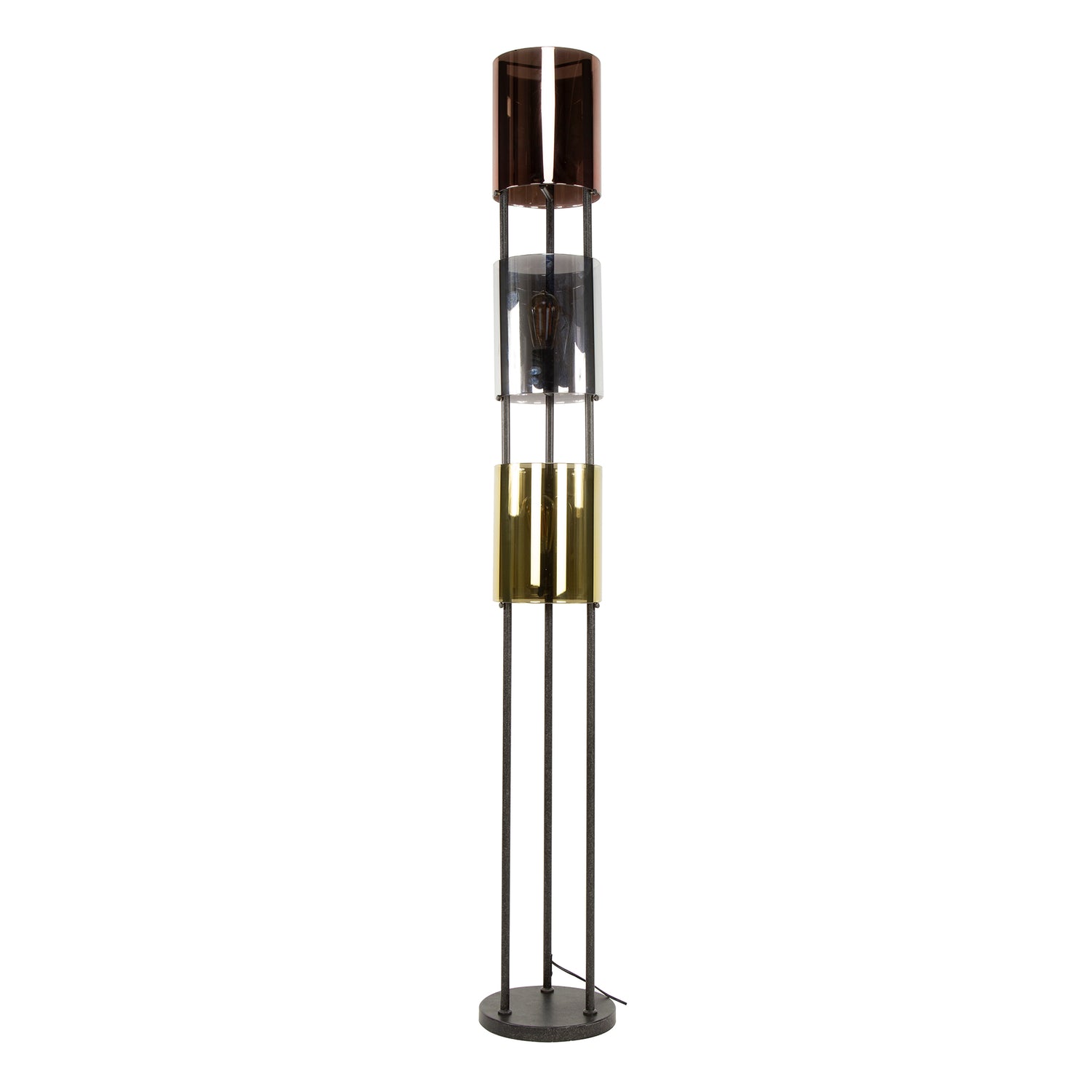 Vloerlamp 3L Lucente tricolore