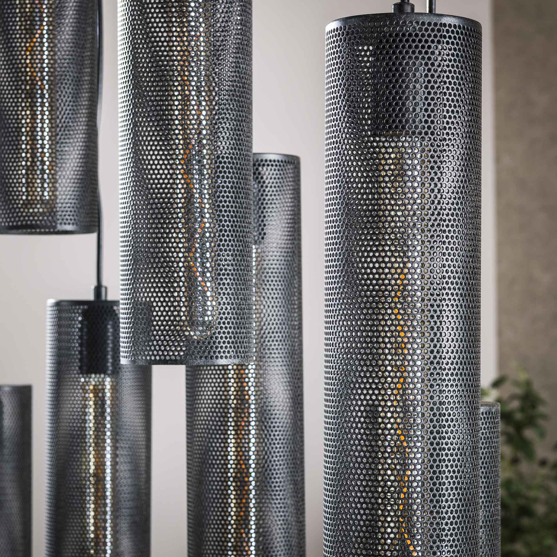 Hanglamp Polara 5+4 tube - Industrieelinhuis.nl