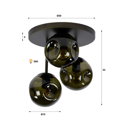 Plafondlamp Stellar 3L