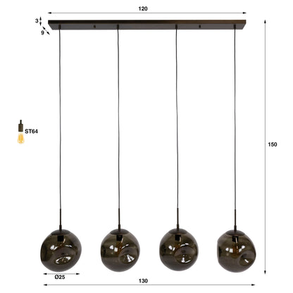 Hanglamp Stellar 4L