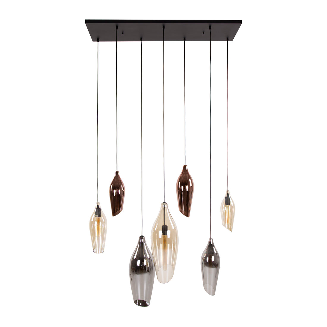 Hanglamp Charly 4+3 - Industrieelinhuis.nl