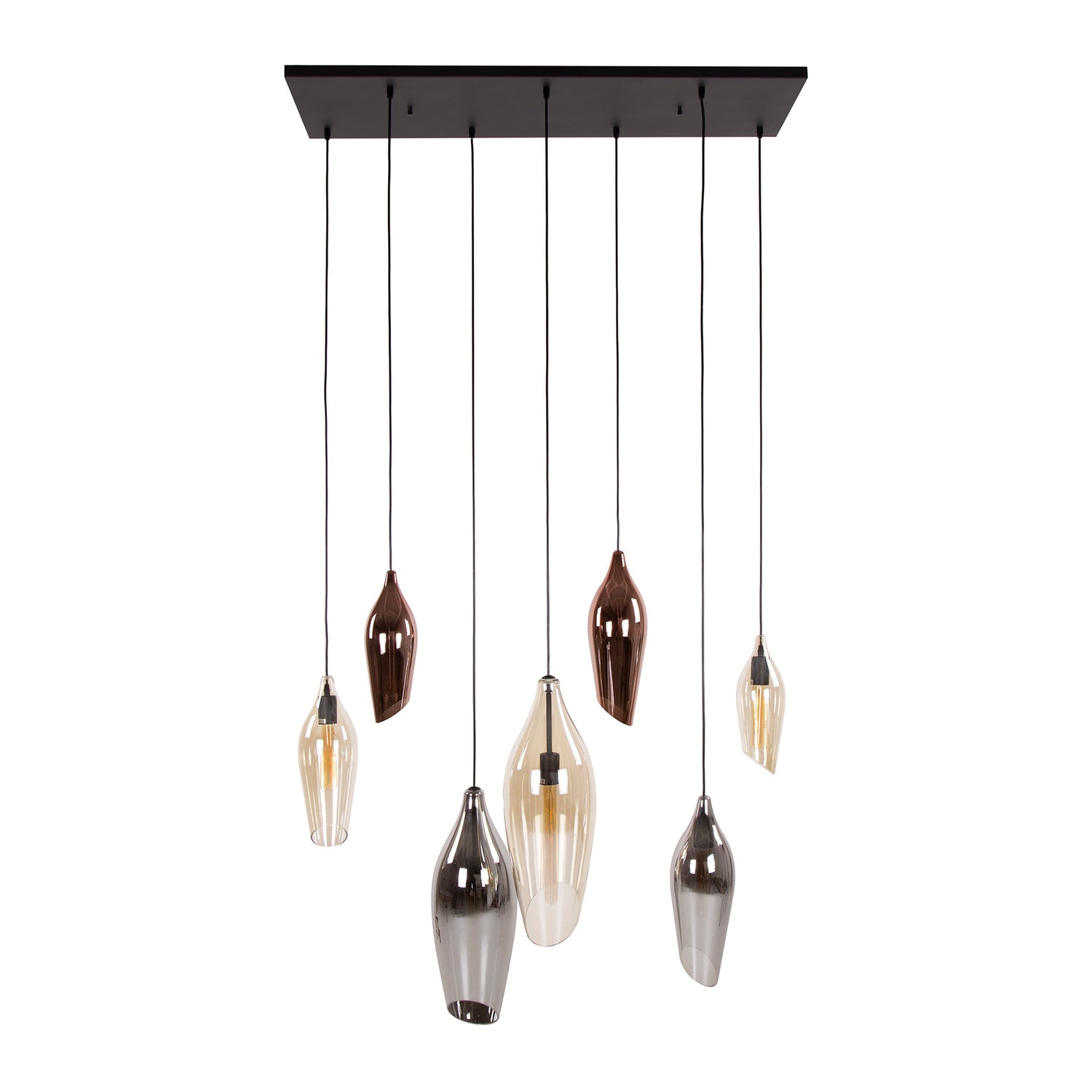 Hanglamp Charly 4+3 - Industrieelinhuis.nl