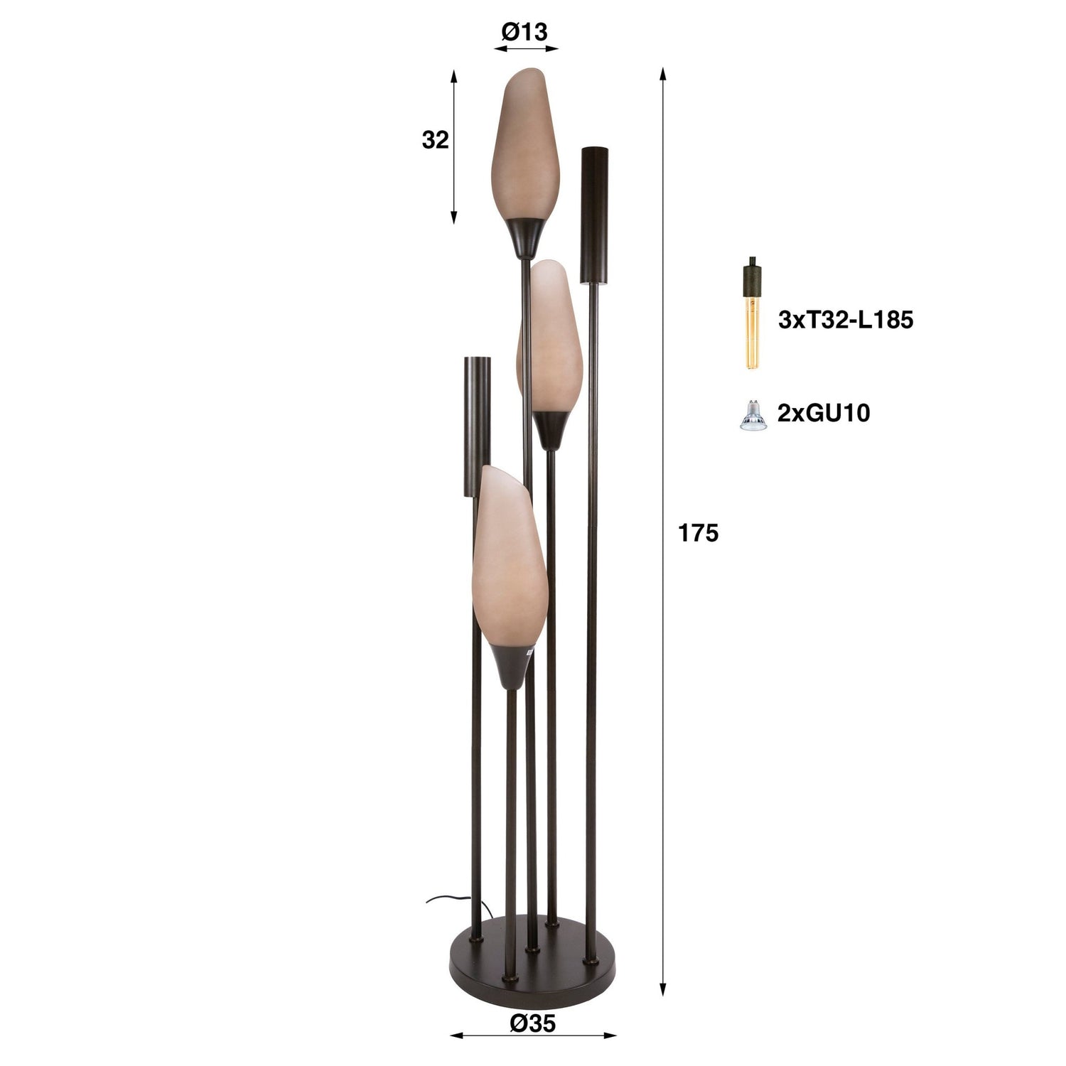 Vloerlamp Cocoon 5L