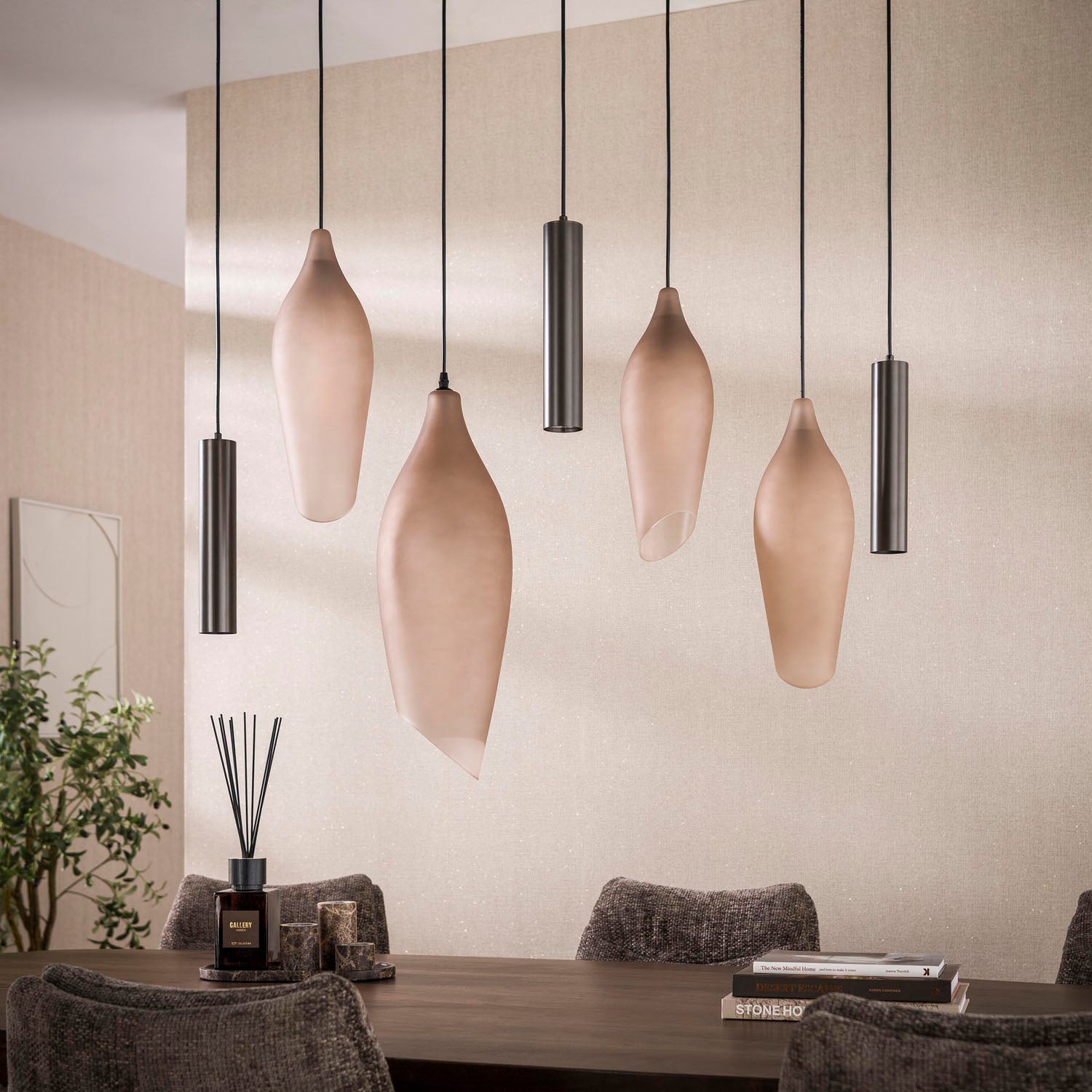 Hanglamp Cocoon pendel 4+3L - Industrieelinhuis.nl